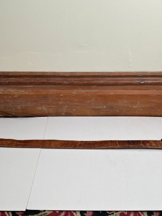 Vintage Linda Allard Brown Italain Calfskin Belt main image 4